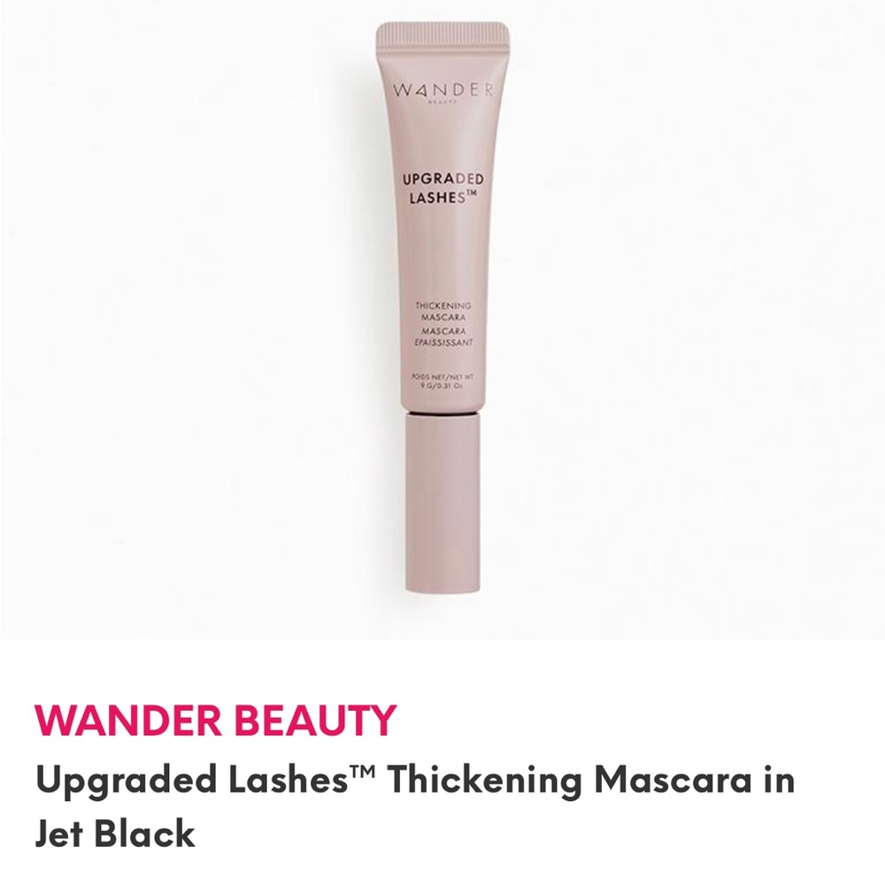 WANDER BEAUTY
Upgraded Lashes Thickening Mascara in Jet Black